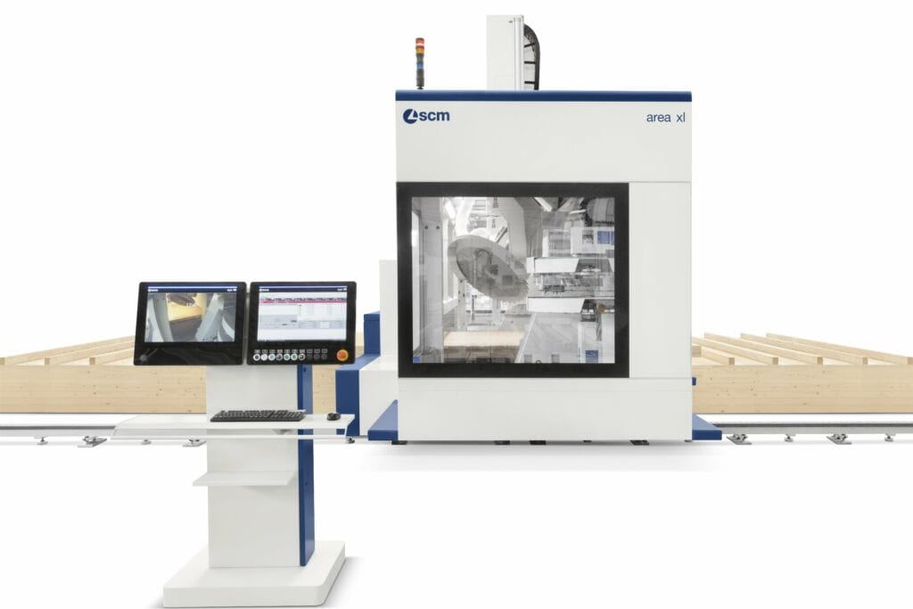 De AREA XL maakt grote CLT-elementen