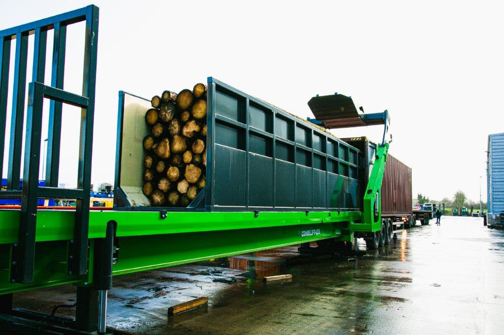Container Log Loader van combilift