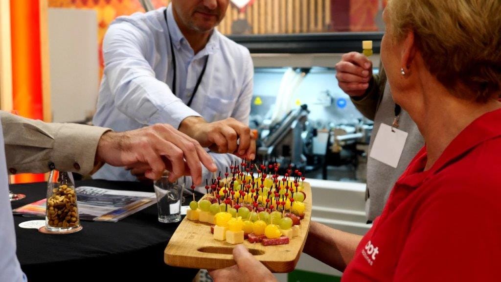 Lekkere hapjes op de Houtwereld praktijkdag 2024