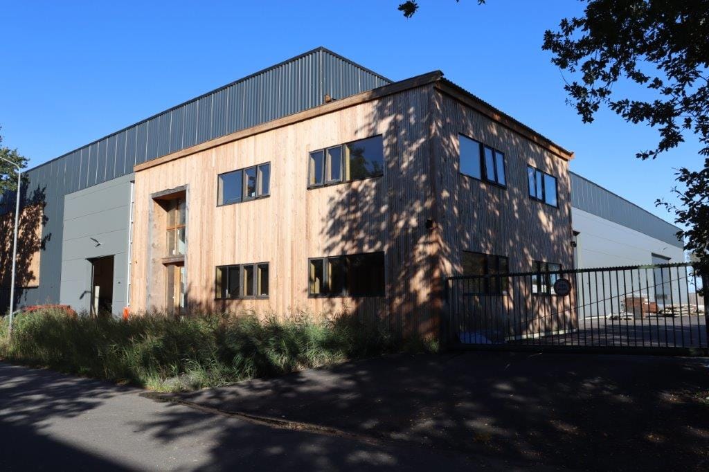 Houten pand van Huibers hout