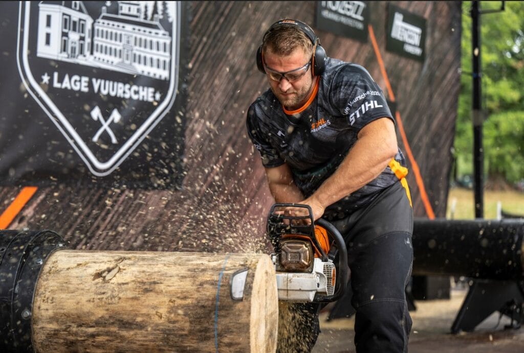 Redmer Knol tijdens zijn wereldrecord