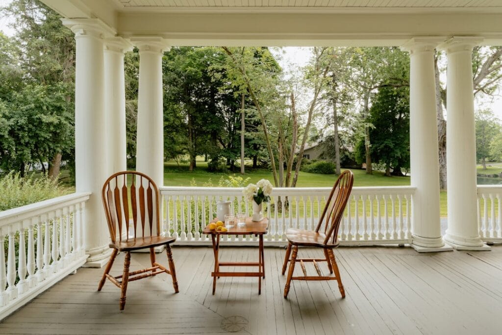 houten veranda
