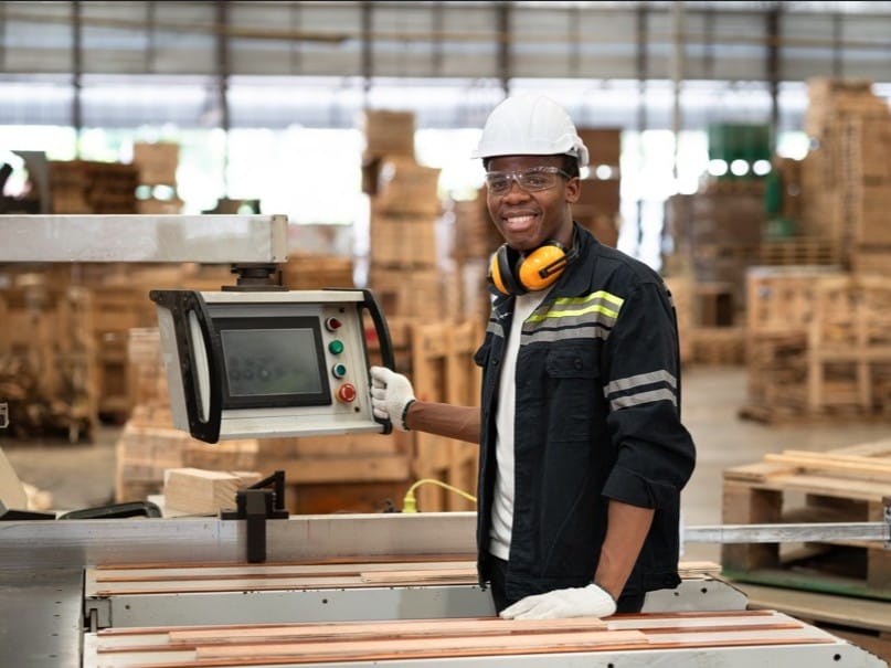 Afrikaans Amerika houtmachine